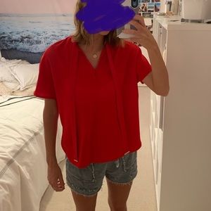 Atmosphere Red Blouse NWOT